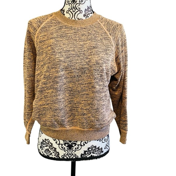 John Elliott Women's Light Brown Crew Neck Sweatshirt NWOT Sz-0 - Picture 2 of 7